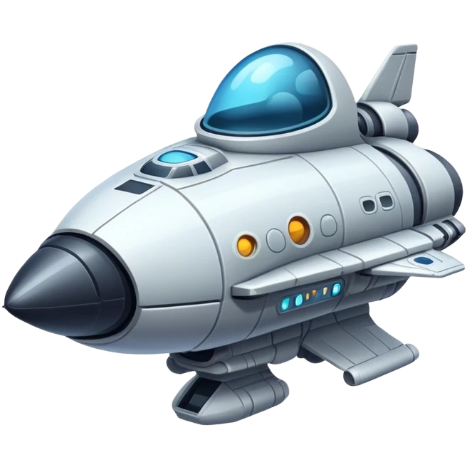 a spaceship  emoji