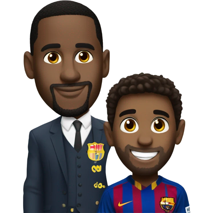 diddy with messi emoji