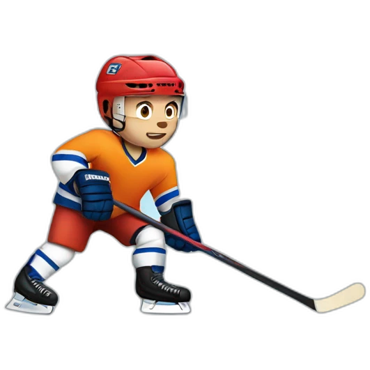 Ice hockey emoji