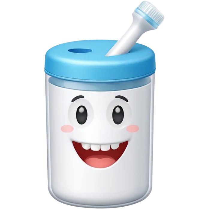 Dental floss in a container   emoji