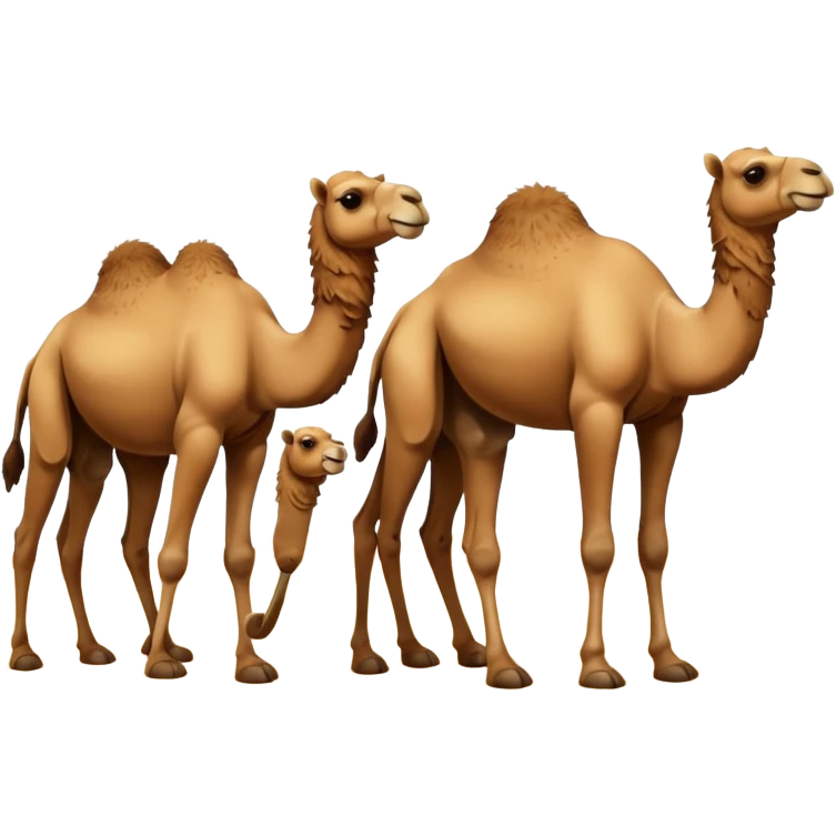 сделай фото верблюдов  emoji