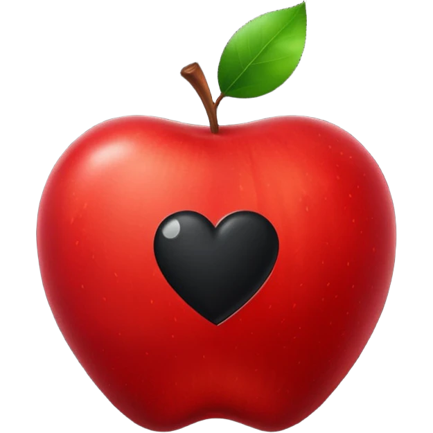 🍏🖤 emoji