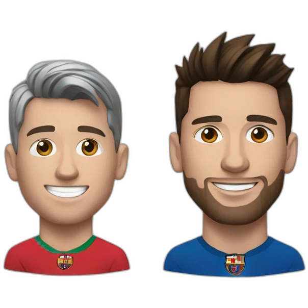 Cr7 et messi emoji