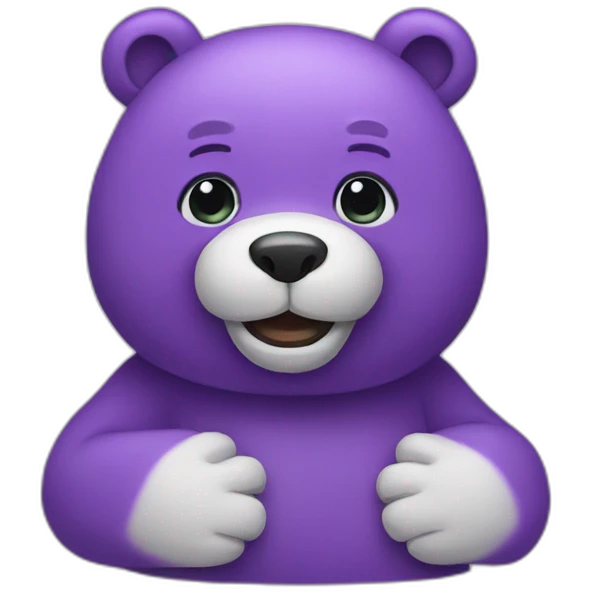 purple bear emoji