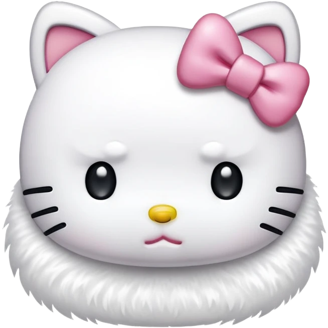Sad hello kitty emoji