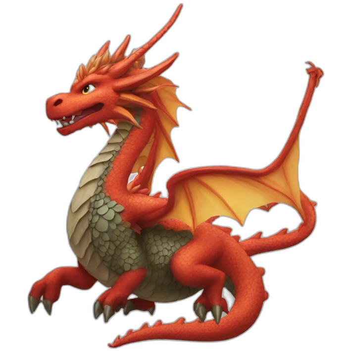 macron on a dragon emoji