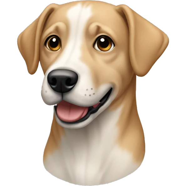 beige mixed breed dog emoji