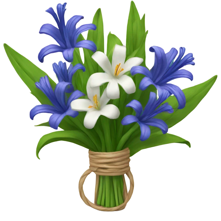 bouquet of liles  emoji