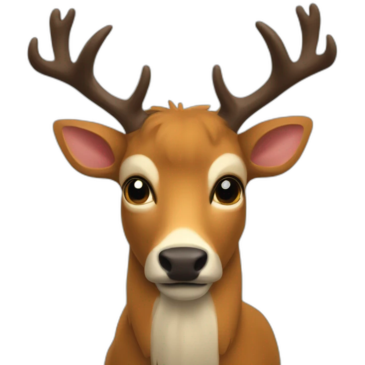 Cerf et sanglier emoji