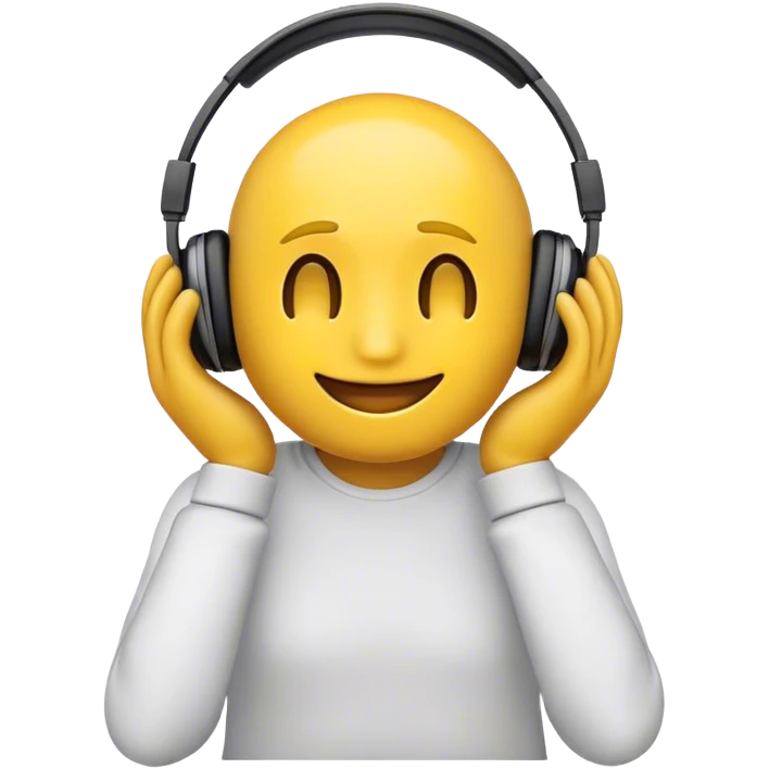 emoji listening to music emoji