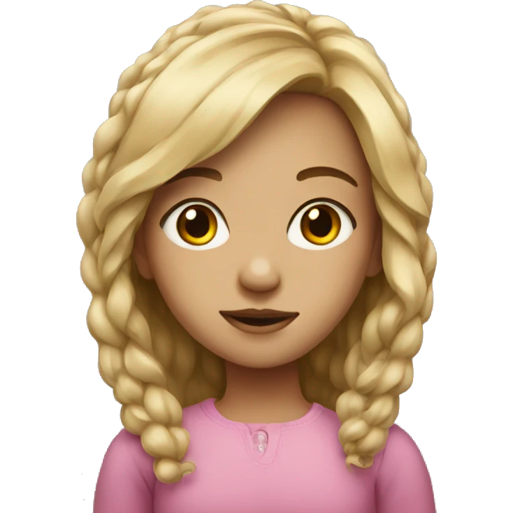 realistic portrait of girl emoji