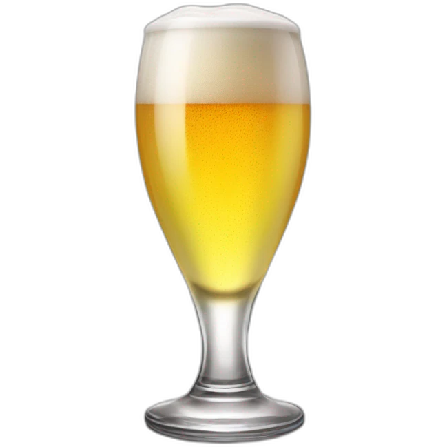 Czeach beer pilsner glass emoji