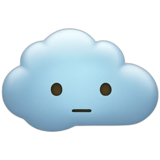 Thinking cloud emoji