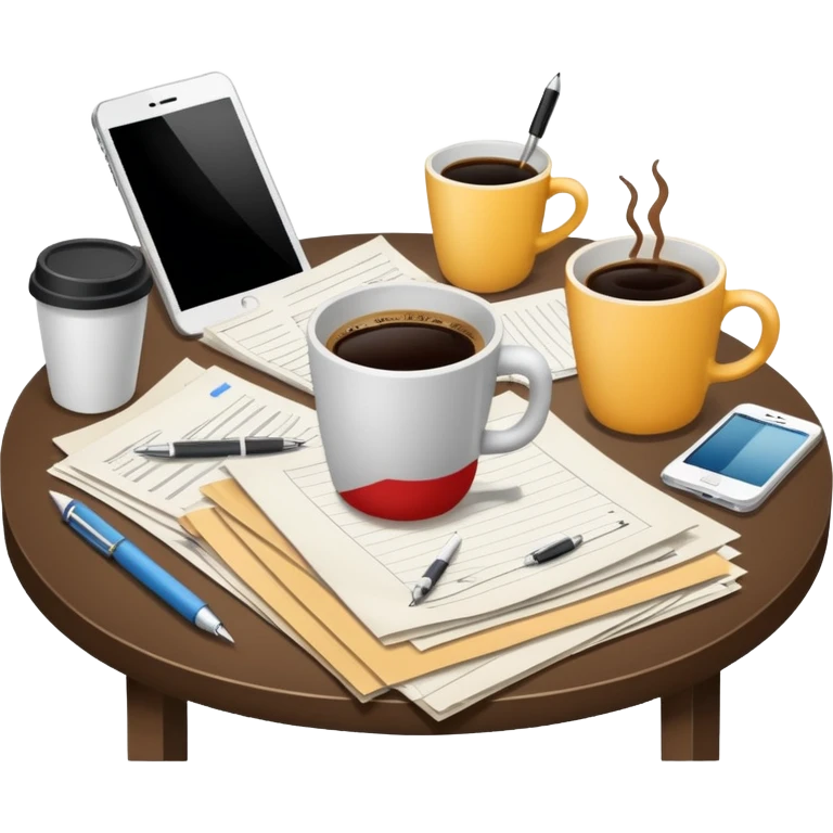 Messy Work Desk emoji