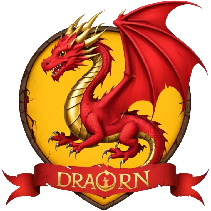 Dragon army banner emoji