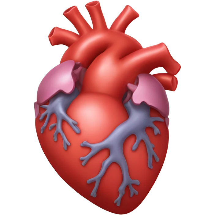 Anatomical heart emoji