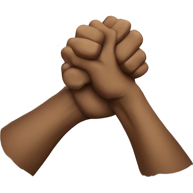 Arm wrestling 2 strong hands emoji