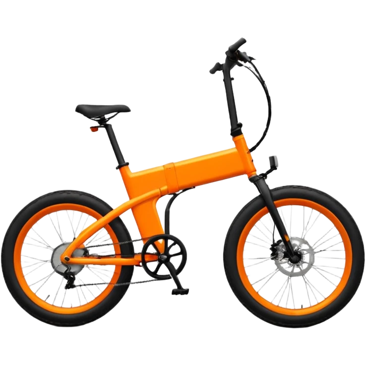 orange electric bicycle emoji