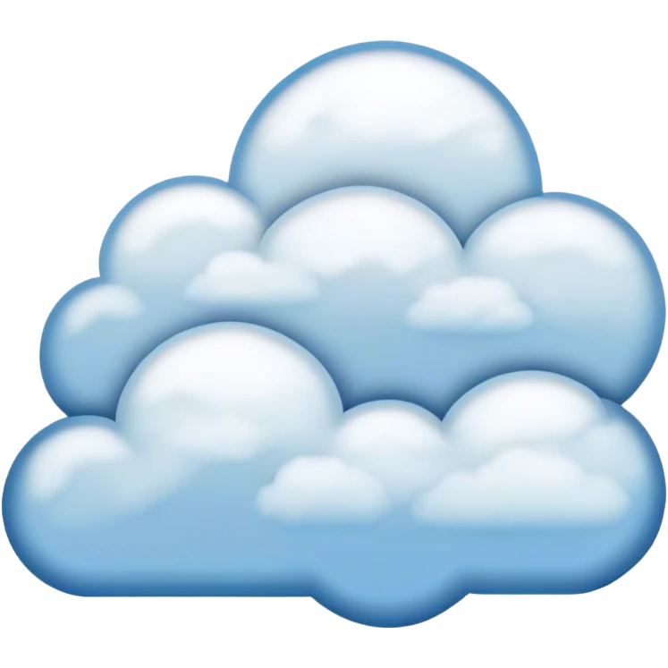 cloud when you think emoji