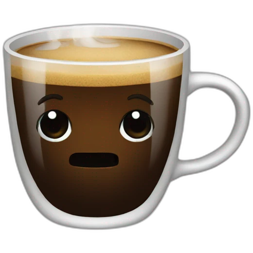 Black coffee  emoji