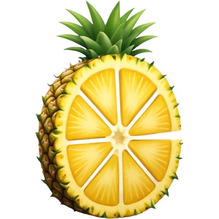 Pineapple slice emoji