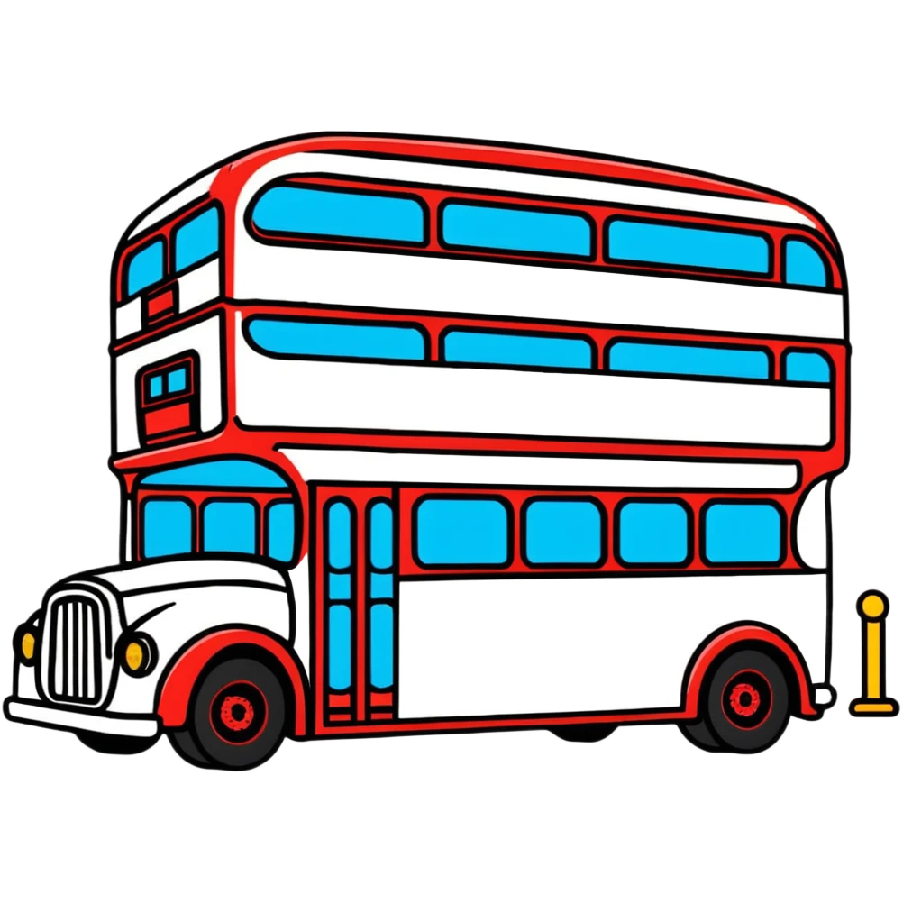 double decker bus emoji