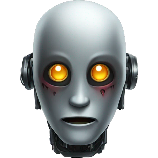 an evil ai robot emoji