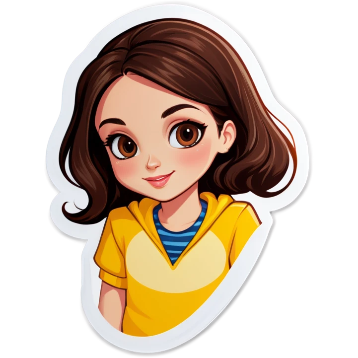 Pretty brunette  emoji