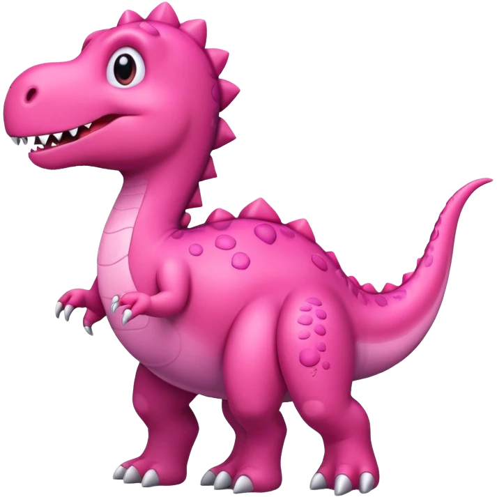 Pink dinosaur  emoji