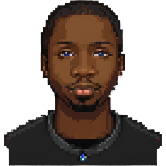portrait of a Black man emoji