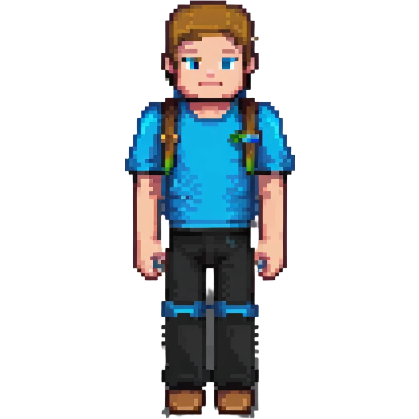 Minecraft Steve full body emoji