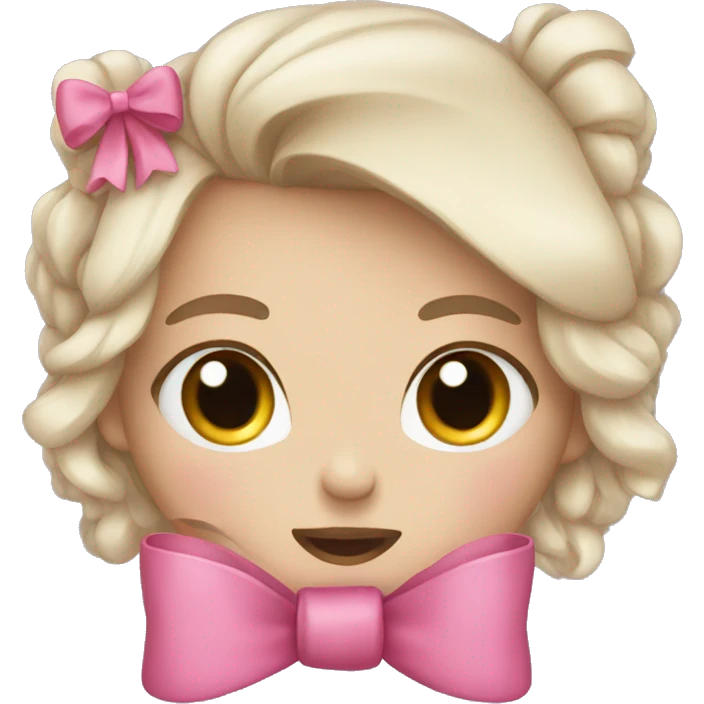 Cute bow emoji