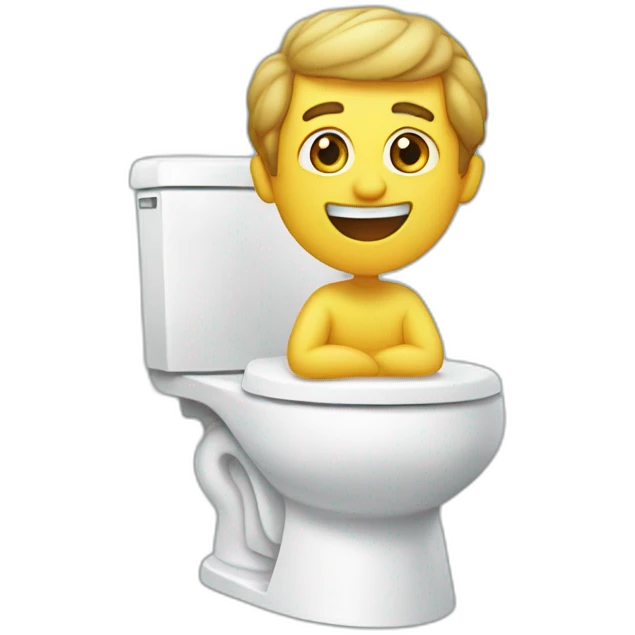 juan carlos I sitting on a toilet emoji