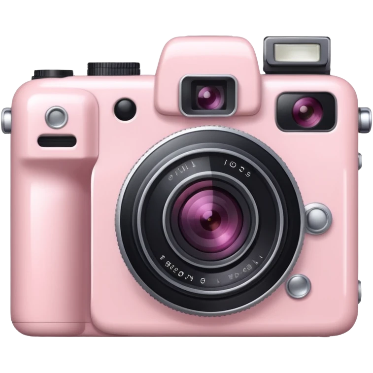 Pale pink Camera emoji