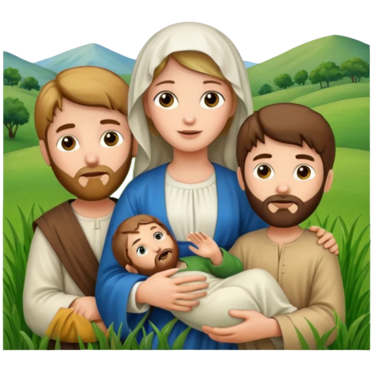 Mary And Jesus And Joseph emoji