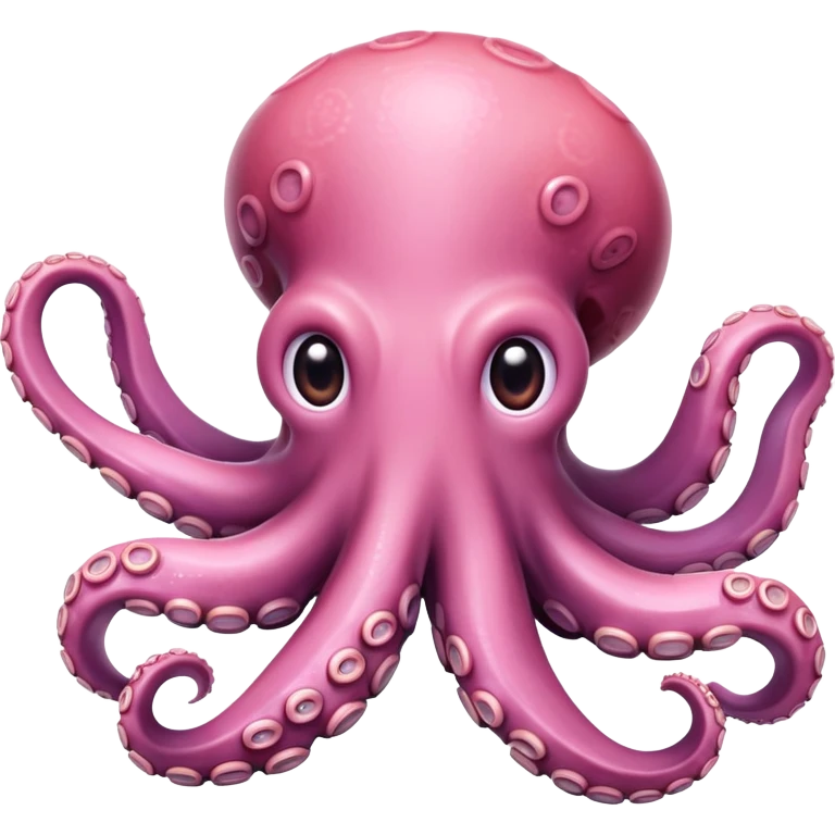 Octopus tentacle, pink, cooked emoji
