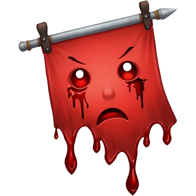 bloody war banner emoji
