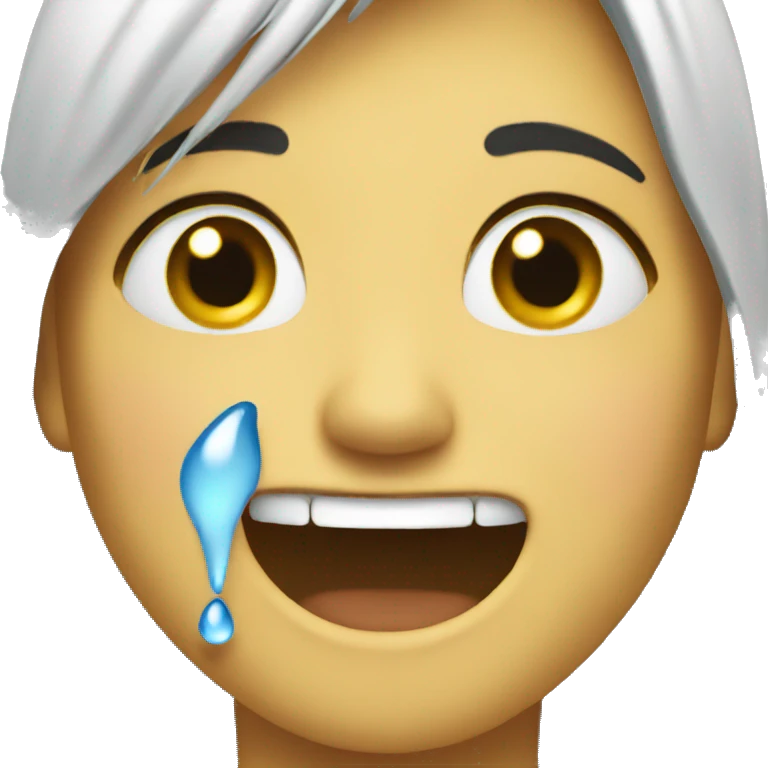 Happy tears emoji
