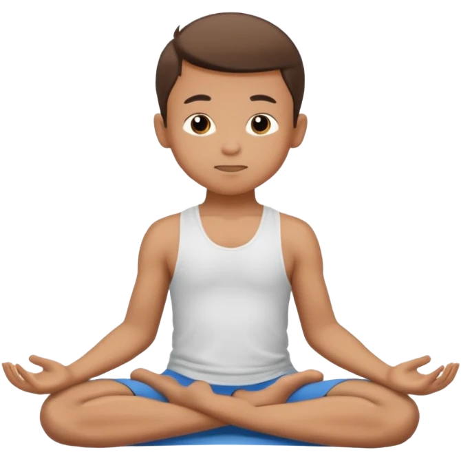boy yoga poses emoji