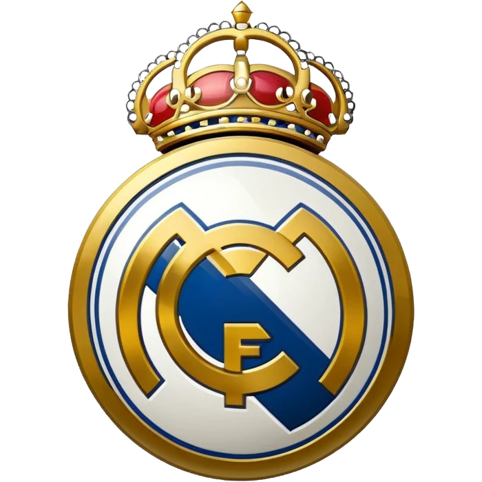 I want an emoji of real madrid logo of football and it should look realistic emoji