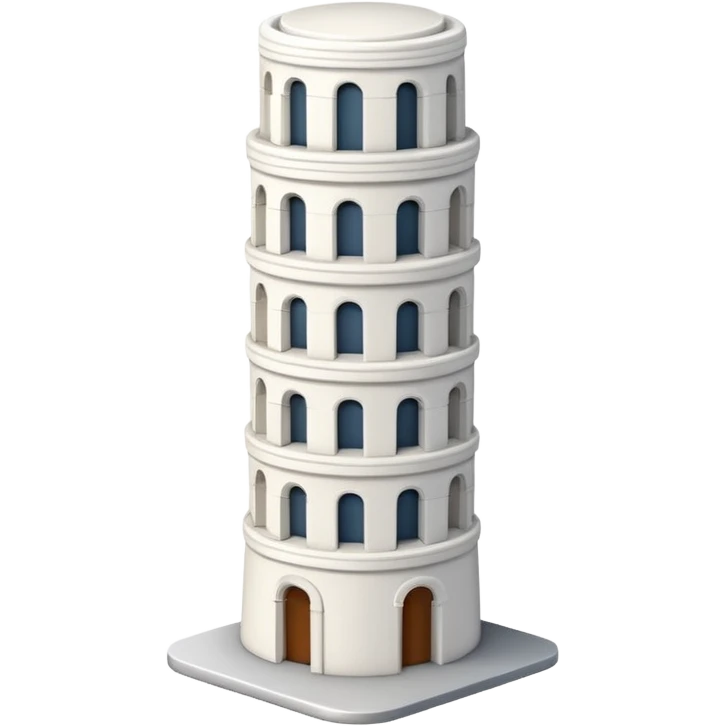 Leaning tower emoji