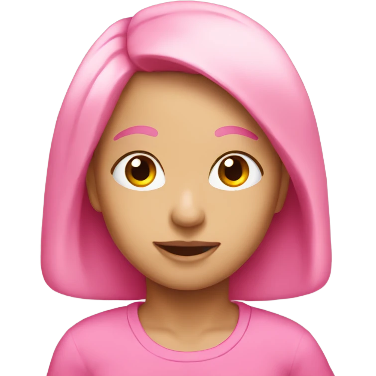 Pink emoji
