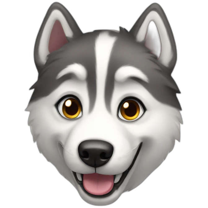 smiles husky emoji
