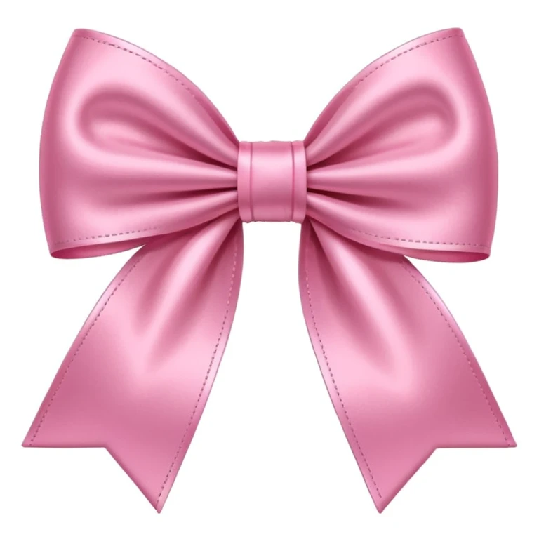 Fiocco rosa emoji