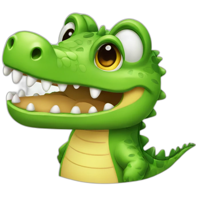 cute crocodile emoji