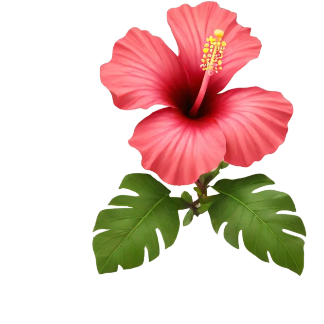 hibiscus emoji