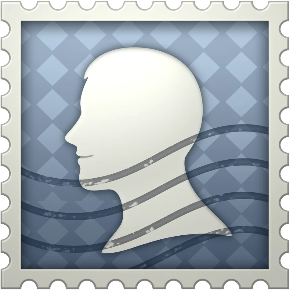 A stamp emoji