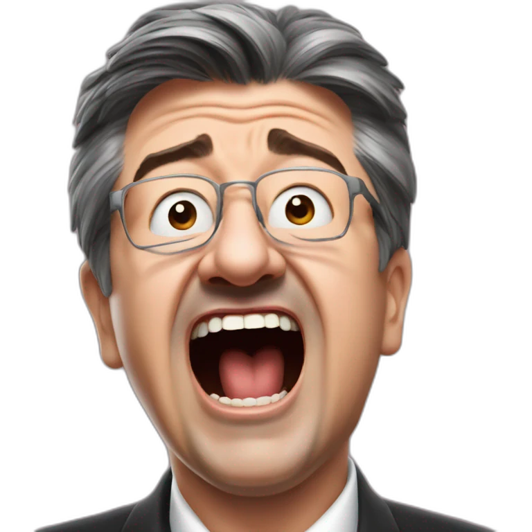 Screaming-Jean-Luc-Melenchon emoji