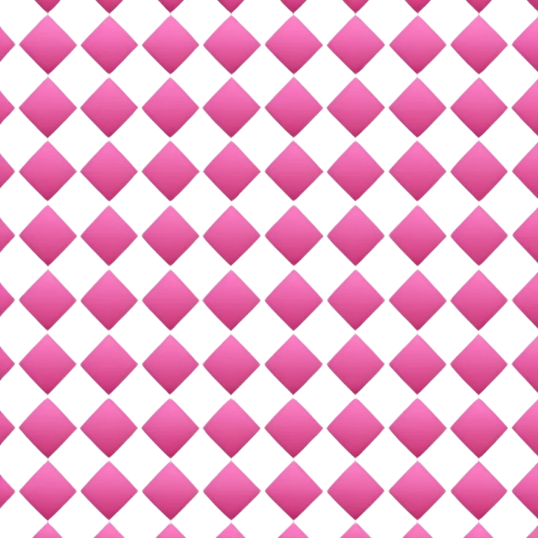 gingham pink emoji