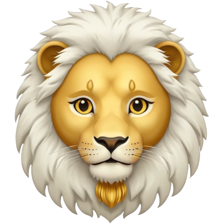 Lion blanc emoji